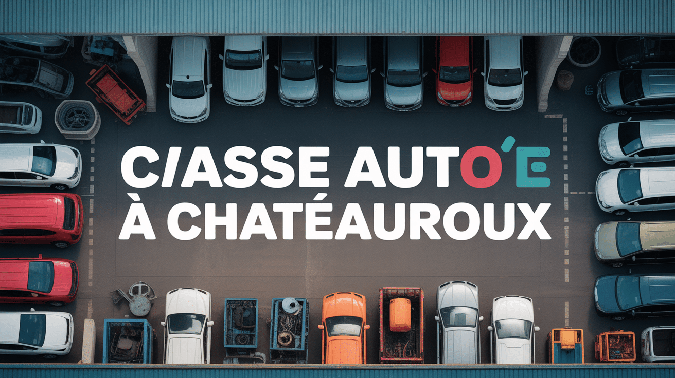 casse auto chateauroux vue aerienne stylisee