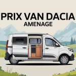 dacia van aménagé prix vue montagne