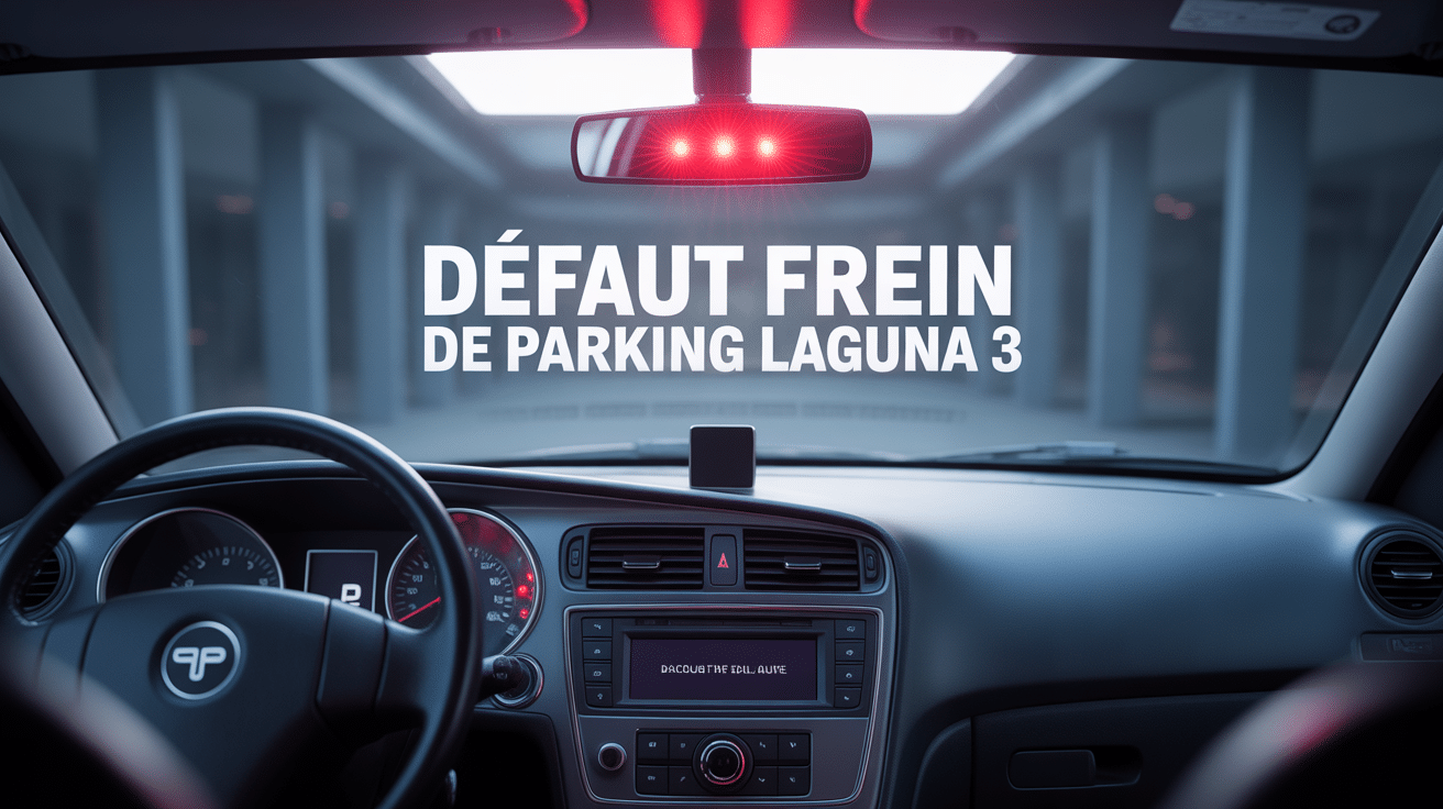 Effacer défaut frein de parking Laguna 3 voyant allumé