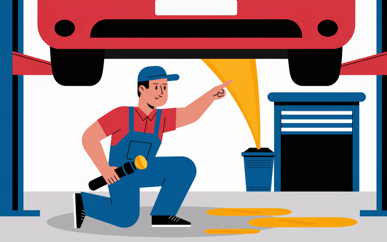 Inspection fuite joint spi boite de vitesse