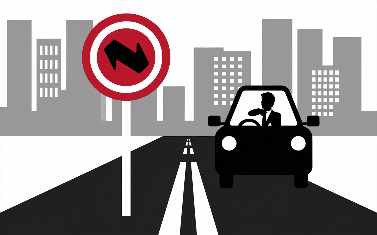 j'ai pris un sens interdit sans faire expres signalisation panneau
