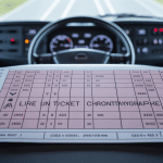 Lire ticket chronotachygraphe imprimé sur tableau de bord