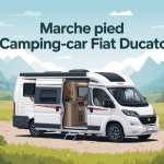 marche pied camping-car fiat ducato deploye en montagne