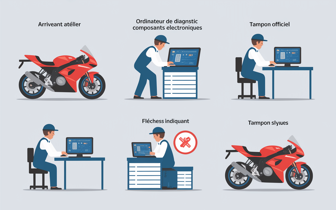 Étapes bridage moto A2 prix et procédure