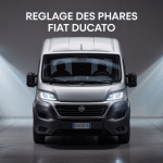 reglage de la hauteur des phares manuellement sur fiat ducato sur parking