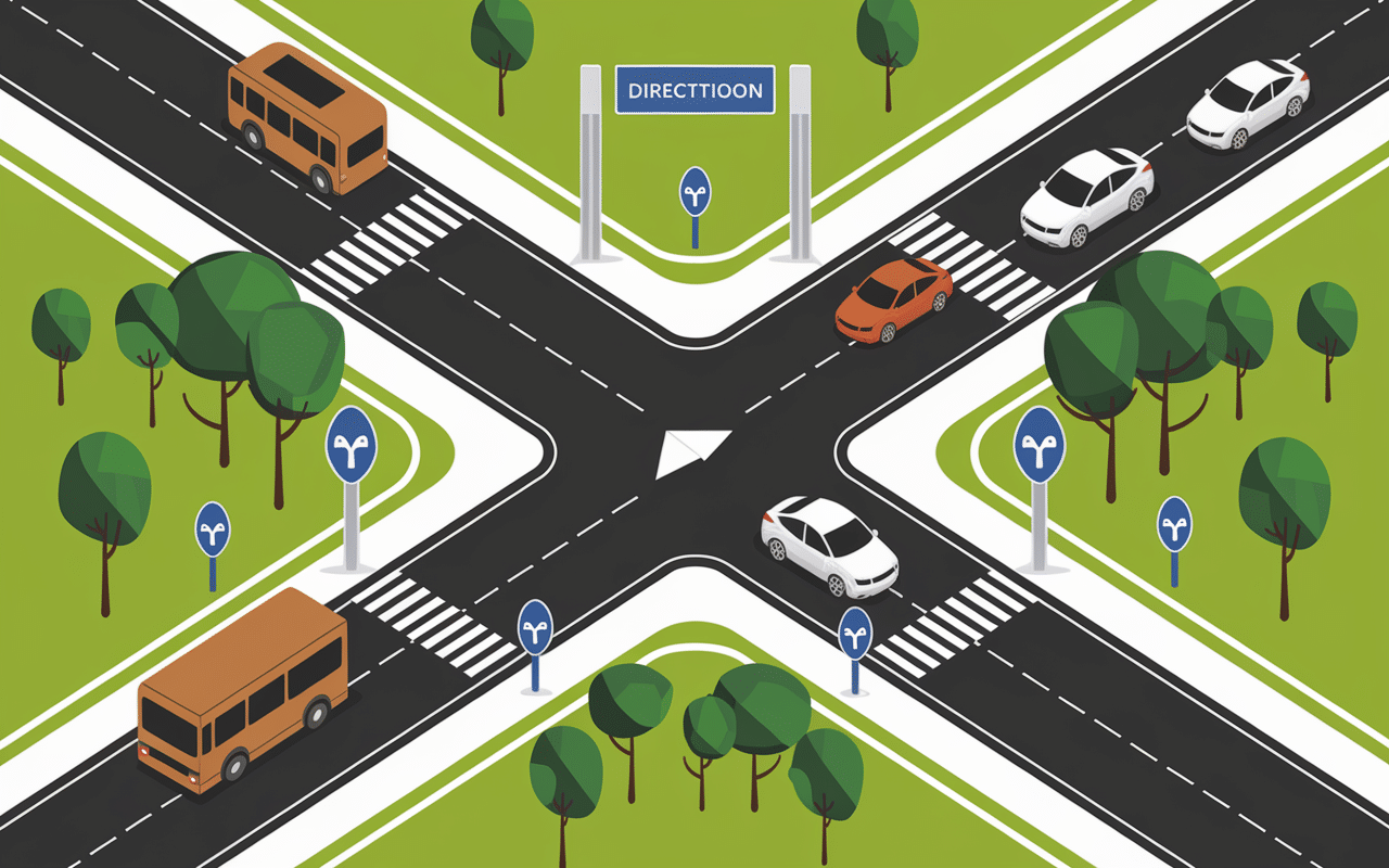 Accès aire de covoiturage des longs champs carrefour bus vélo