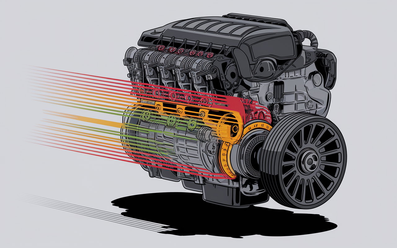 bruit quand je lache l'accelerateur illustration moteur transmission