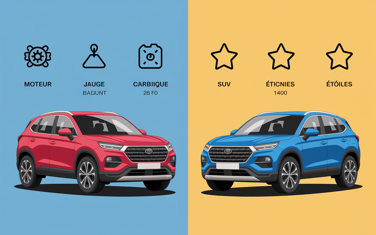 Tableau comparatif toyota traverse vs chevrolet