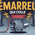 demarreur qui colle illustration panne moteur