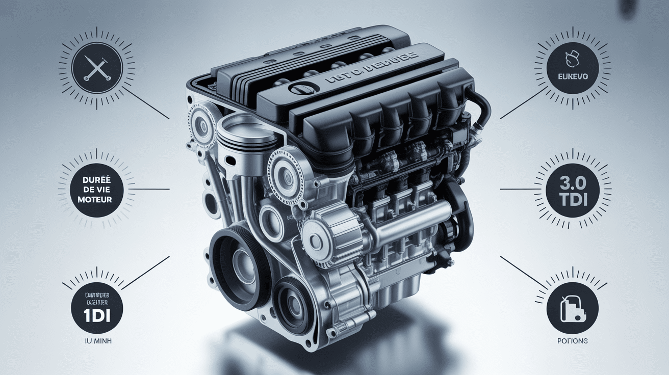 Durée de vie moteur Audi 3.0 TDI en gros plan