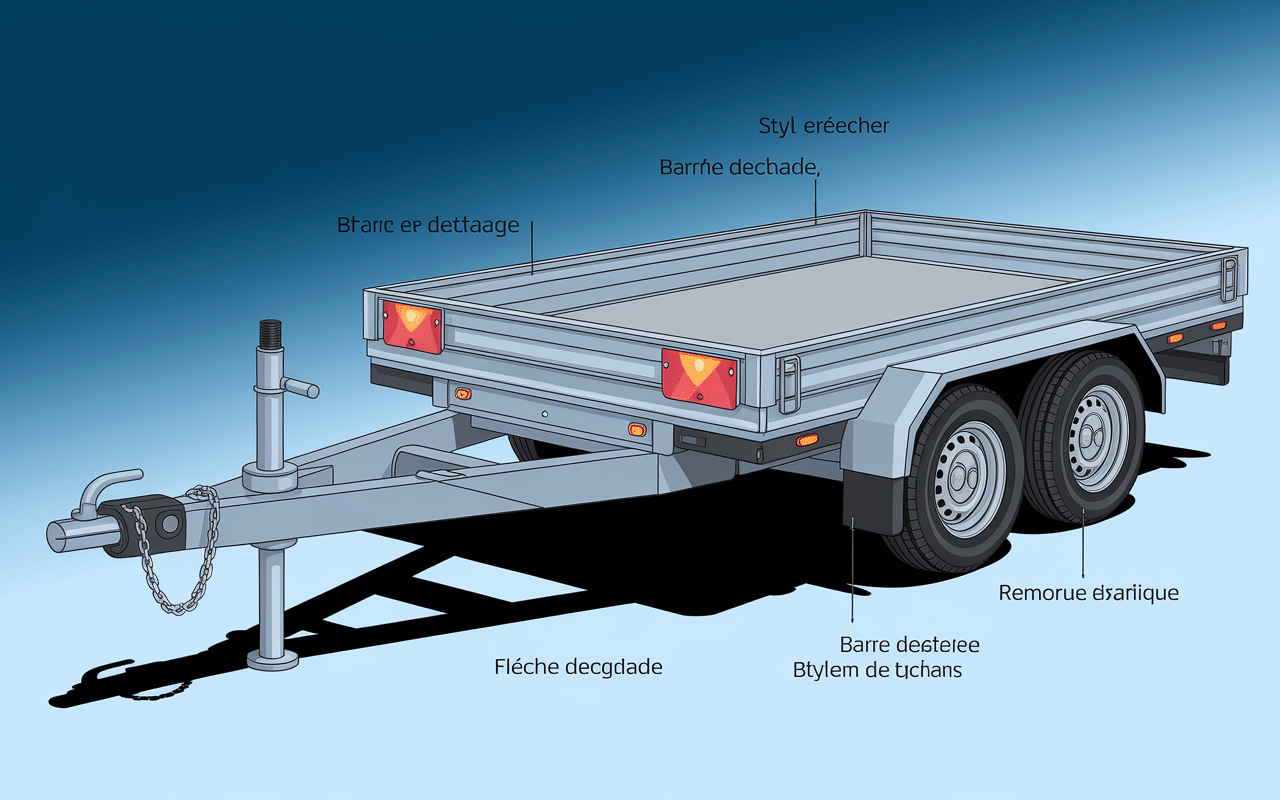 Equipement remorquage pour voiture legere camping car