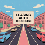 Illustration leasing voiture Toulouse ville rose