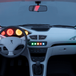 tableau de bord avec voyants colorés liste voyant peugeot 206