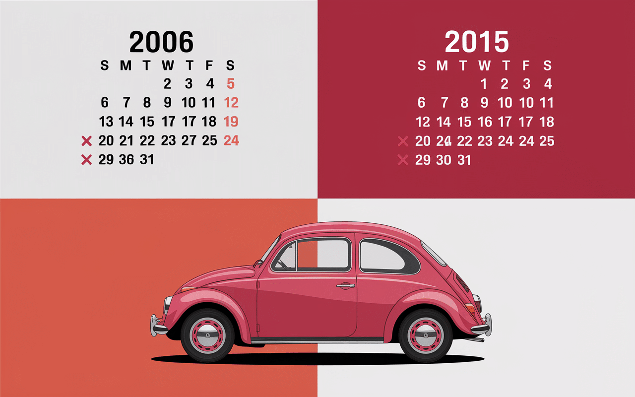 Modèle 207 à éviter calendrier années problématiques