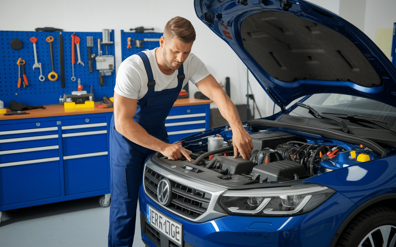 Maintenance moteur Puma atelier automobile