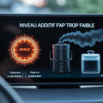 niveau additif fap trop faible voyant tableau de bord filtre à particules
