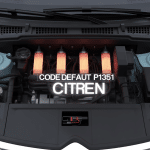 p1351 citroen moteur bougies relais