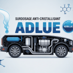 Illustration surdosage anti-cristallisant adblue système échappement SCR