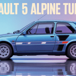 turbo r5 alpine turbo compacte bleue metallisee bande sportive