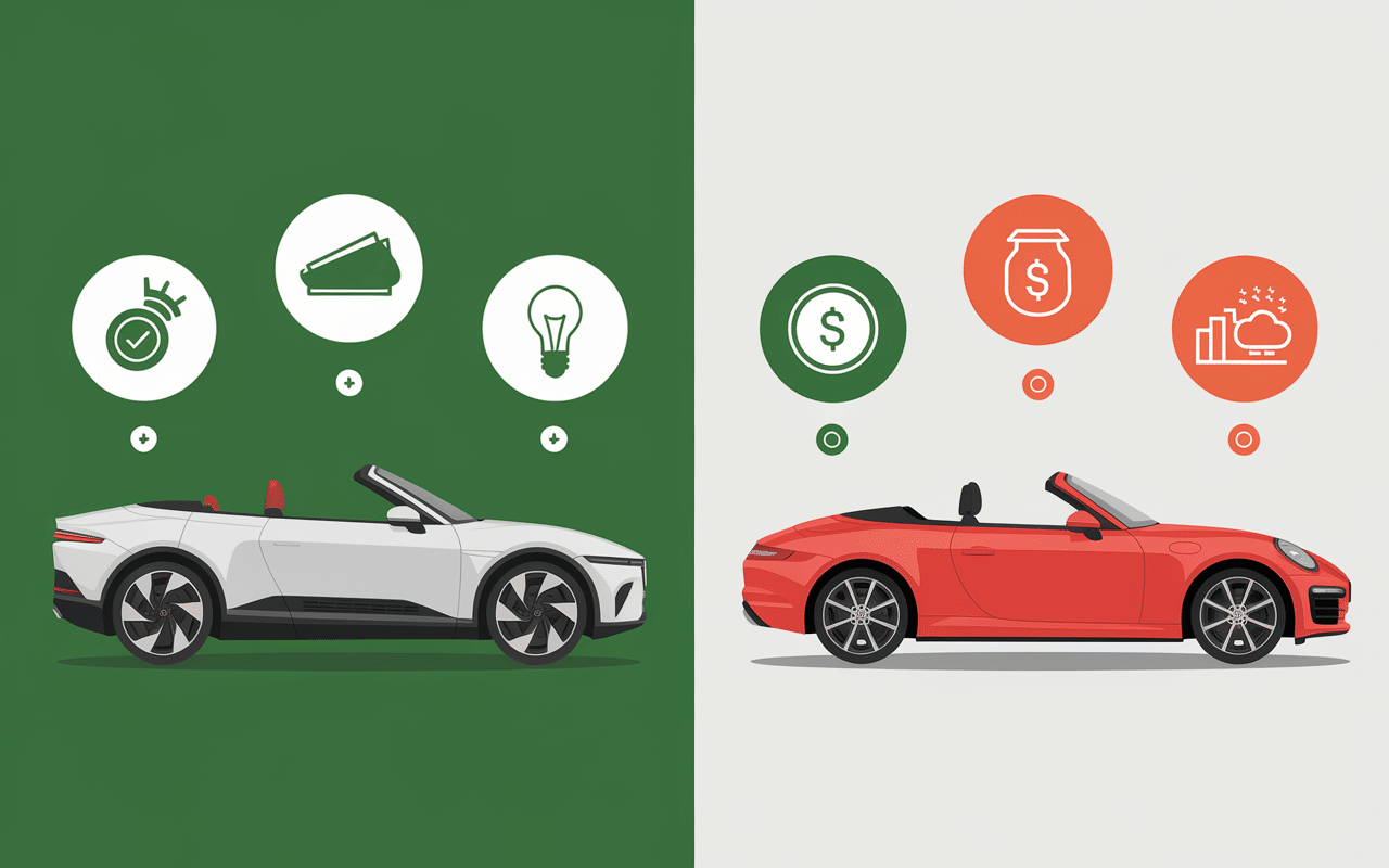 avantages voiture electrique cabriolet vs thermique