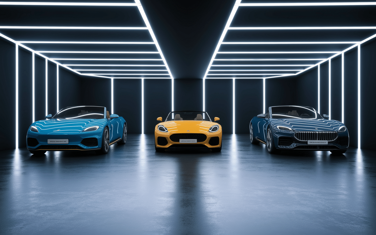 modèles voiture electrique cabriolet compact roadster luxe