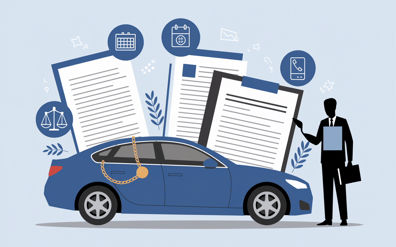 voiture saisie huissier droits solutions infographie