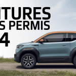 voiture sans permis 4x4 robuste stationnée sur chemin