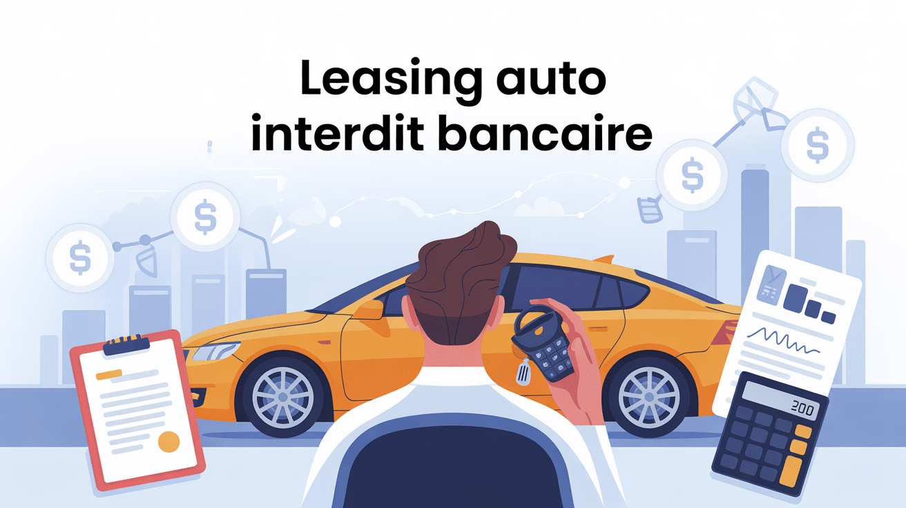 Clés de voiture et documents pour voitures leasing pour interdit bancaire