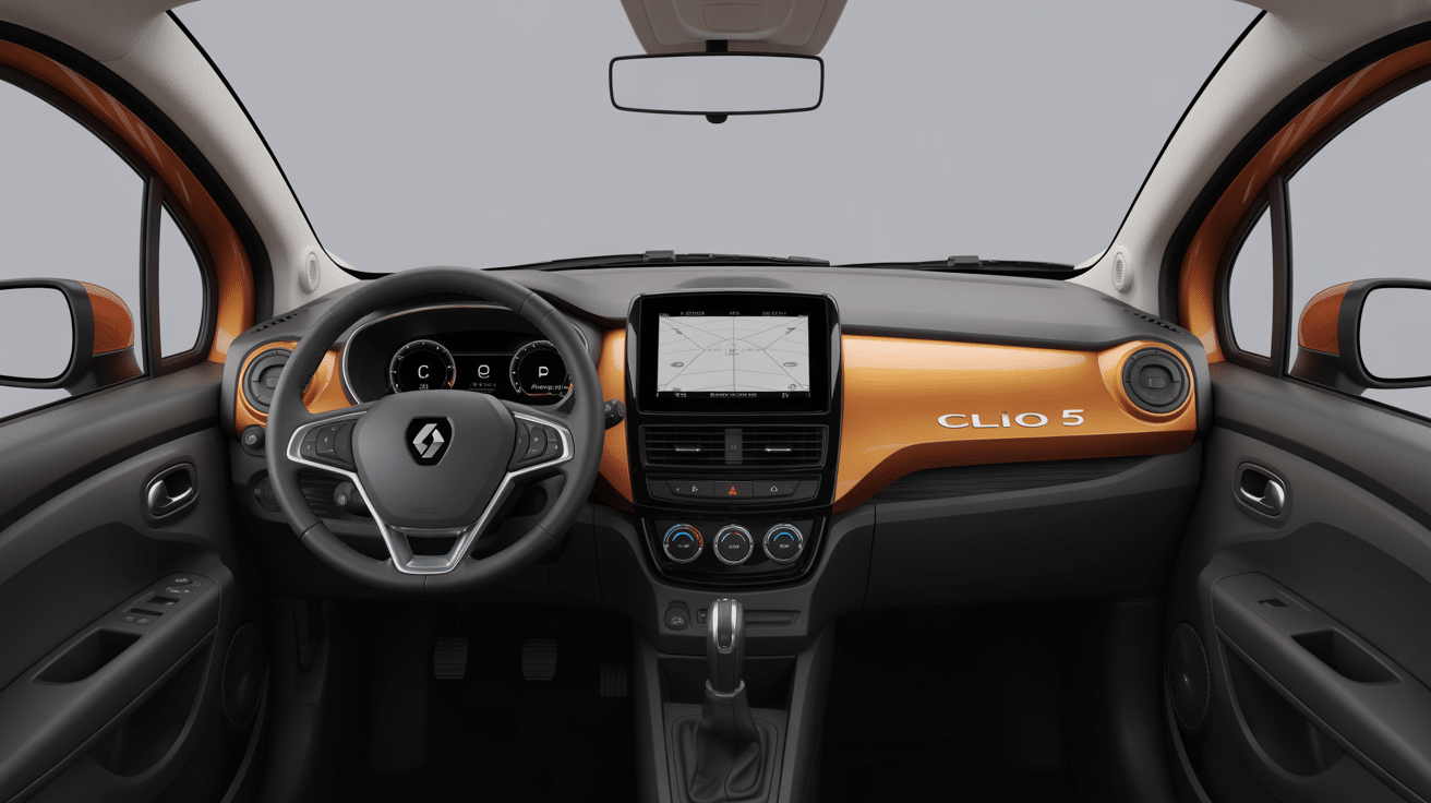 Voyant Clio 5 sur tableau de bord lumineux