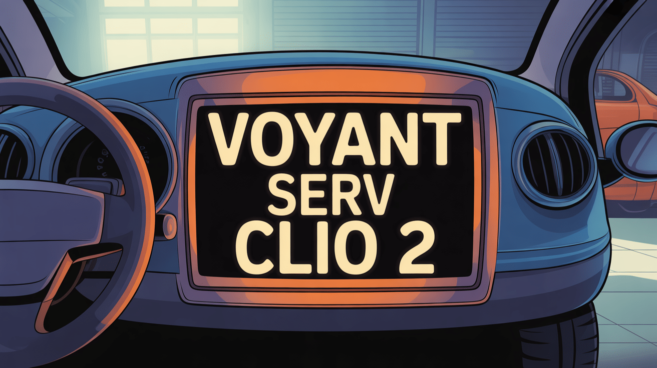 voyant serv clio 2 allumé sur tableau de bord