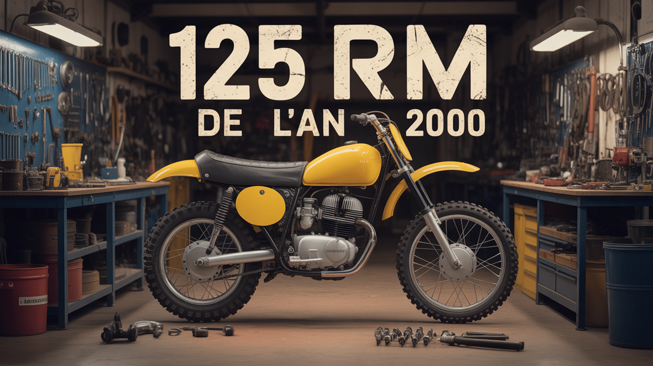 125 rm 2000 dans garage vintage pièces détachées