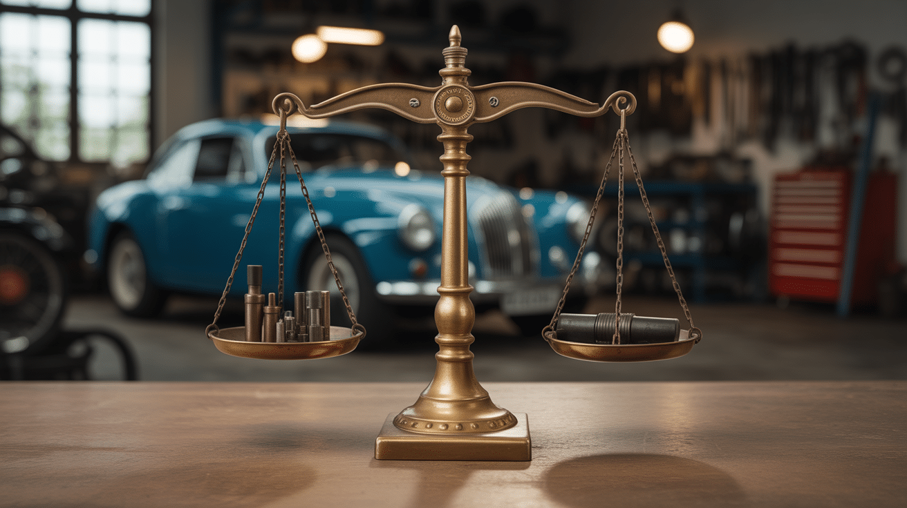 Balance avantages limites boite Cotal transmission ancienne