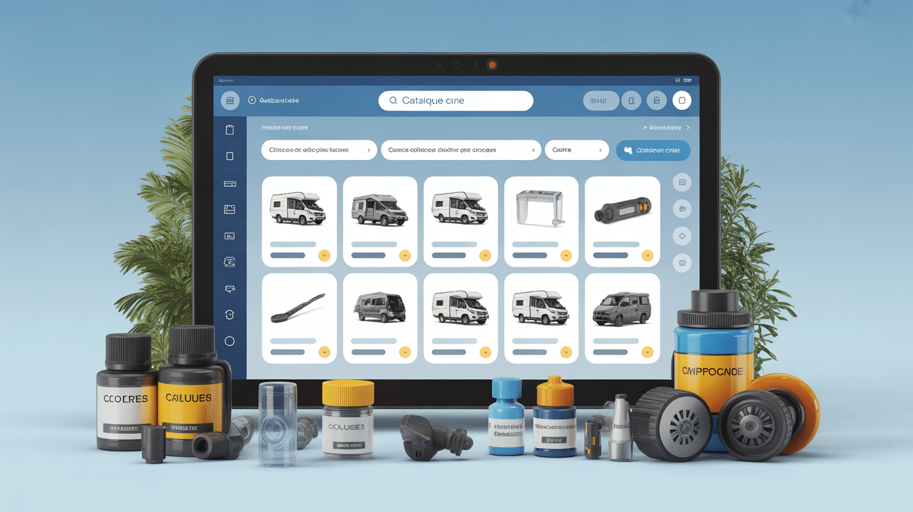 catalogue pièces détachées camping-car écran filtre recherche