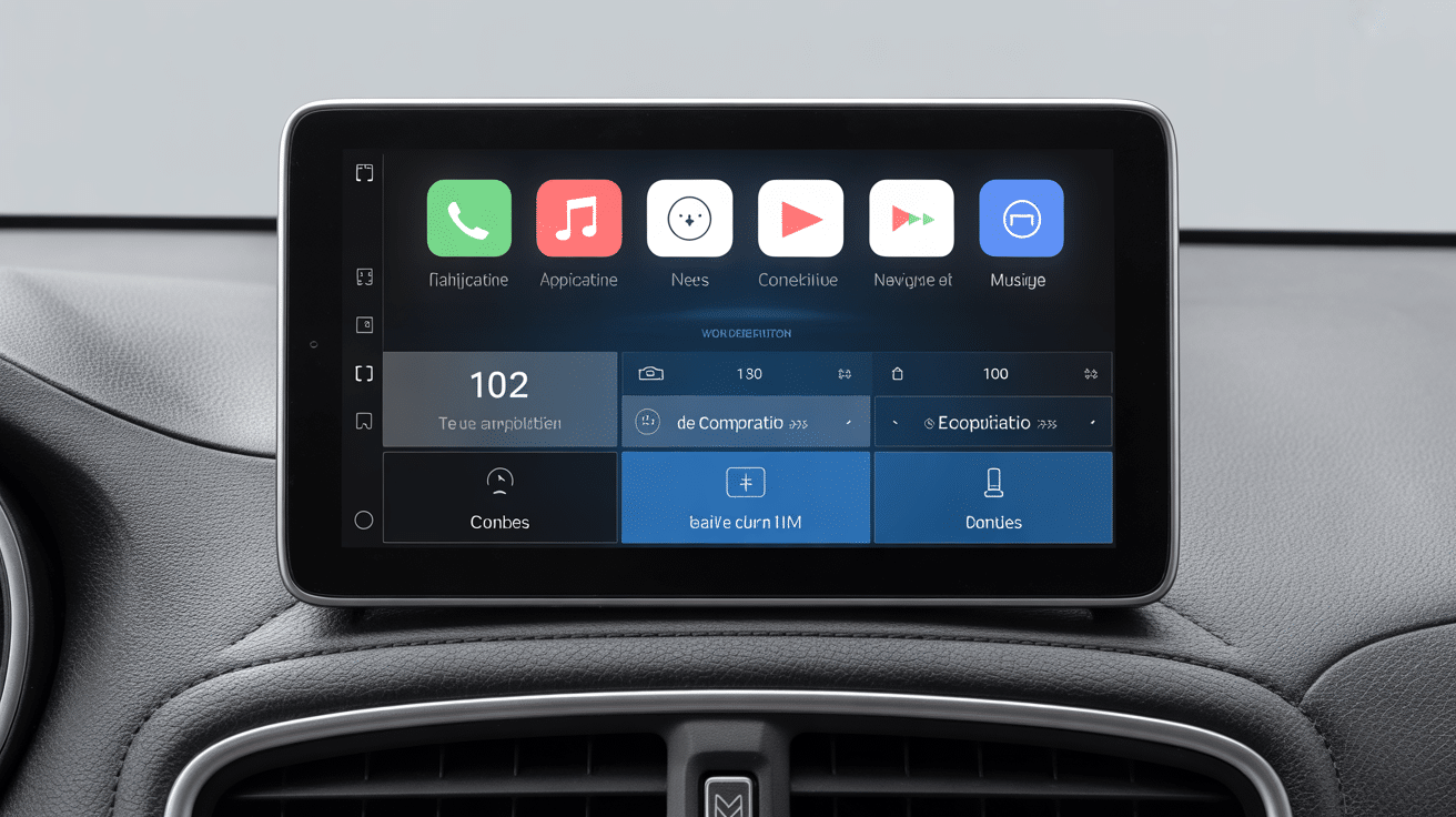 citroen c3 carplay écran tactile applications