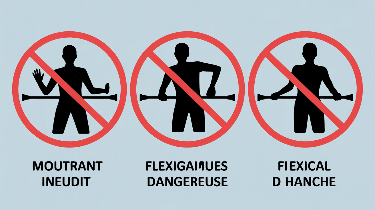 clou gamma mouvements interdits pictogrammes gestes proscrits