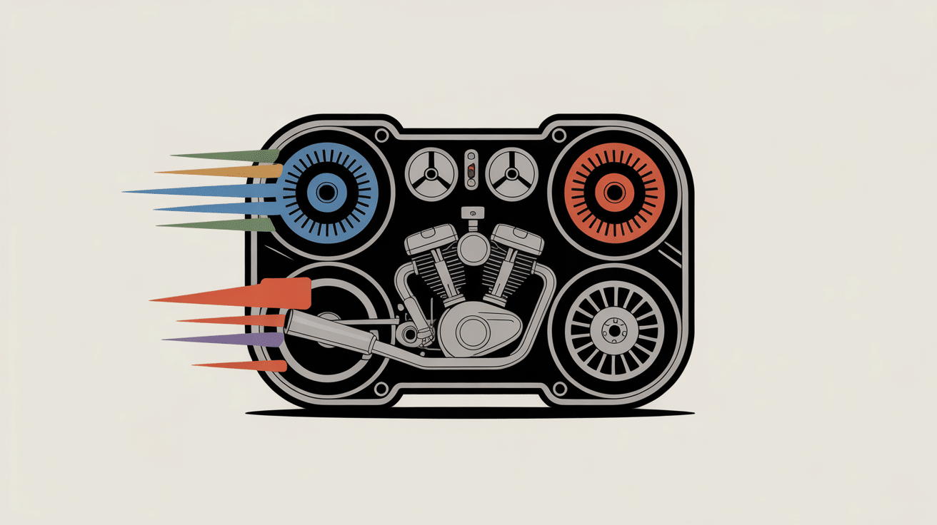 comment passer les vitesses en moto illustration technique engrenages