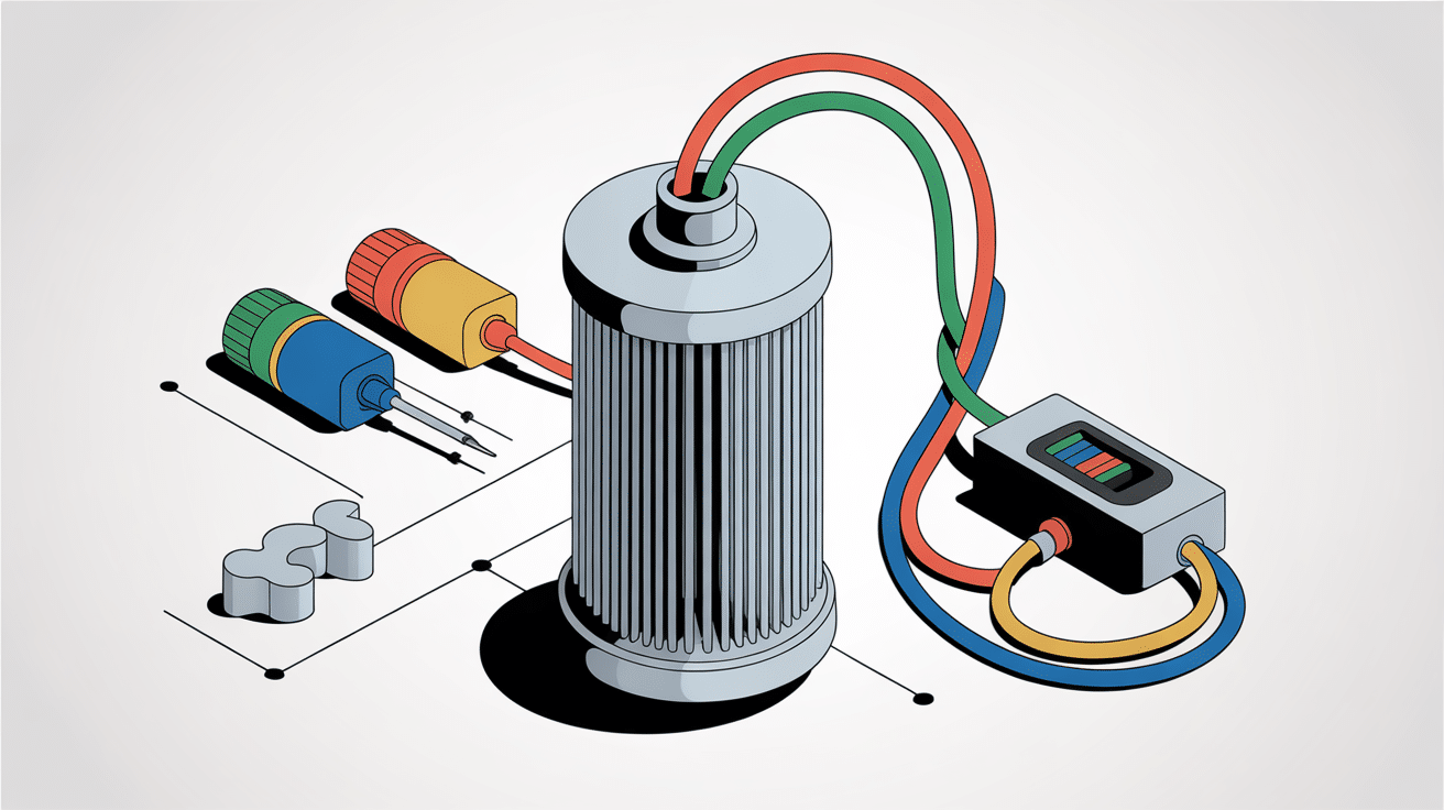 schéma fil fap filtre particules