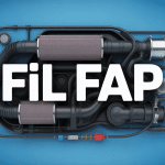 fil fap vue système échappement véhicule