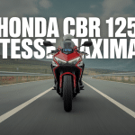 honda cbr 125 vitesse max sur route, compteur à 110 km/h