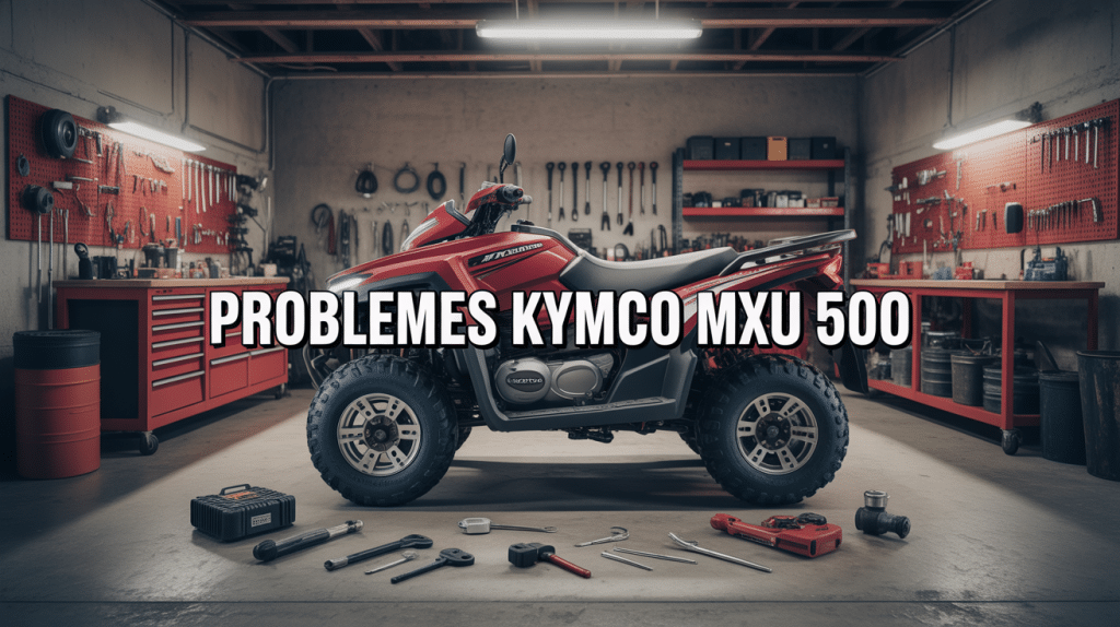 kymco mxu 500 problème moteur en panne réparations