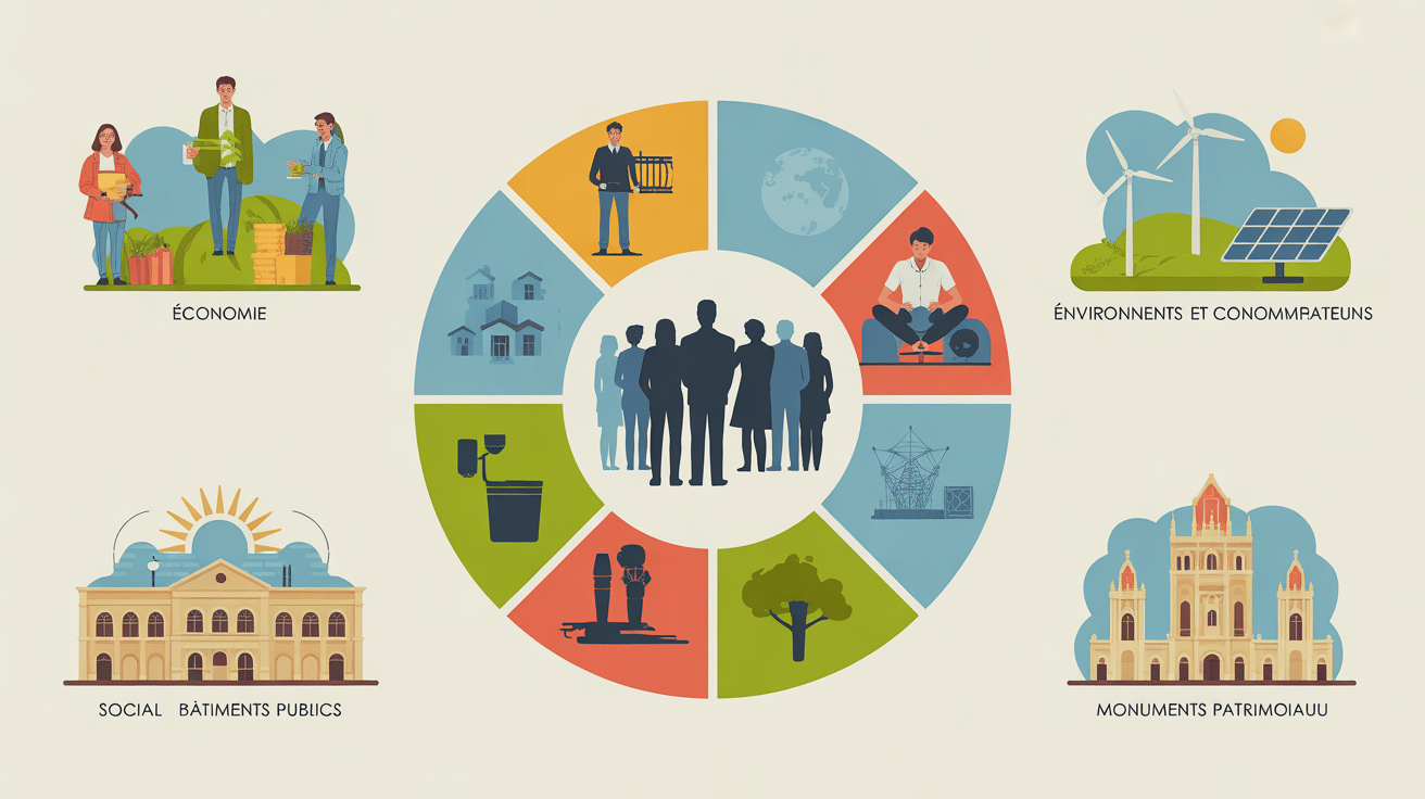 Infographie landiste domaines d'action citoyens