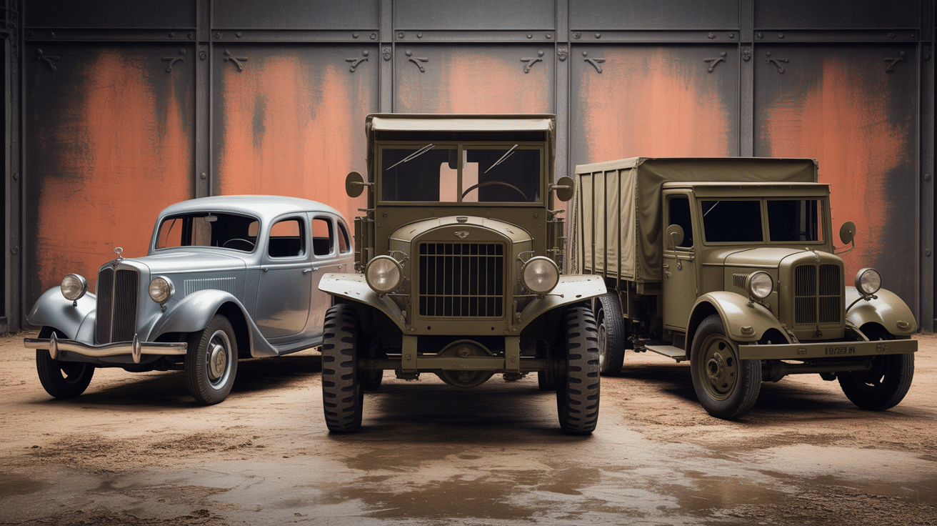 voitures anciennes vintage marque de voiture en w style retro