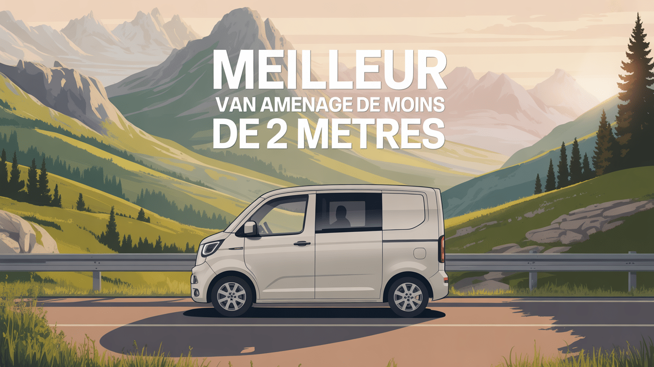 Meilleur van aménagé moins de 2m blanc paysage naturel