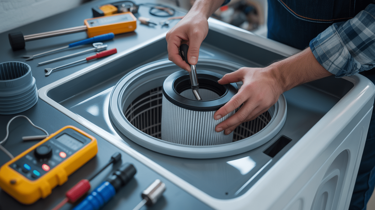 nettoyage filtre machine à laver p20e8 diagnostic