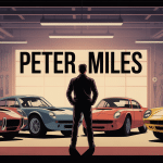 peter miles pilote portrait ingénieur atelier vintage