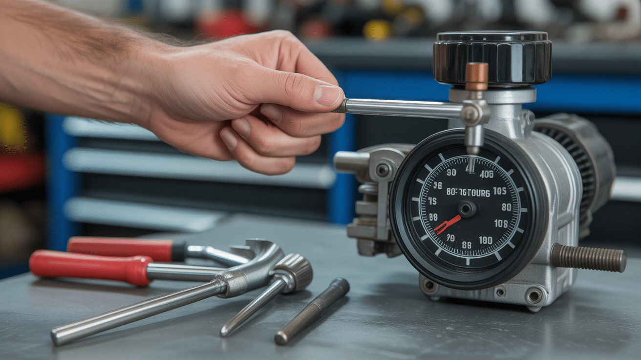 ajustement vis de ralenti carburateur