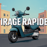 Tirage rapide 50cc sur poignée scooter en ville