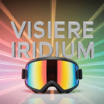 visière iridium reflet doré bleu casque moto