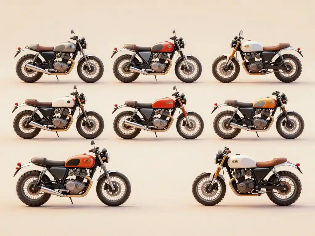 ligne de motos custom alternatives 125 harley davidson