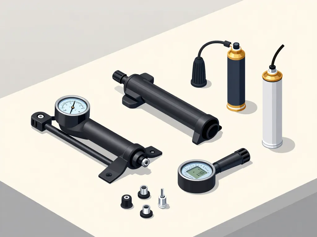 air for bikes pompe vélo, manomètre, accessoires pour pression pneus